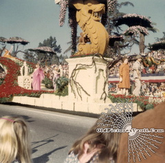 1968 Rose Parade - Asian float