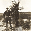 Posing in front of a Yucca Tree