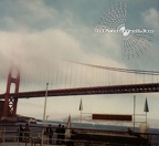 Golden Gate Bridge from stern of Lurline - 1966