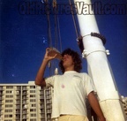 Sailing Series Polaroid Photo 4 - Downing a Beer