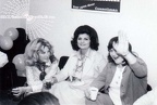 70s Black and White Photo of Three Ladies