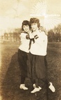 Two Girls in School Uniform in the 1920s  