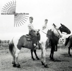 The Boys In Texas. Horse riding on a ranch.